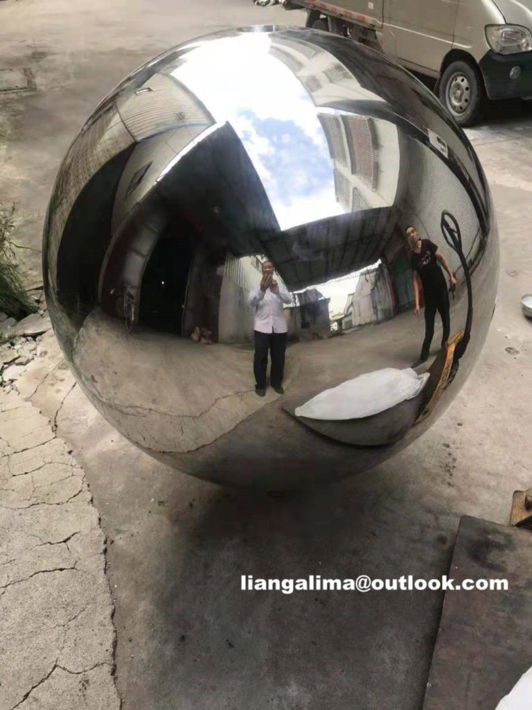 STEEL SPHERE WATER FOUNTAIN ballsculpture supplier