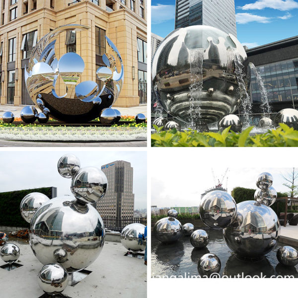Stainless Steel Sphere Sculpture