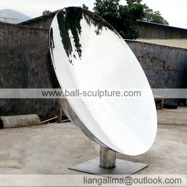 outdoor large mirror disk