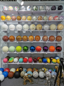 colorful spheres